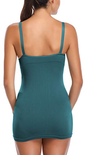 Womens Nursing Tank Tops Built in Bra for Breastfeeding Maternity Camisole Brasieres Color Black Grey Green Size L Pack of 3
