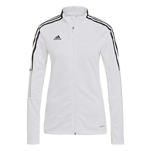 adidas womens Tiro 21 Track Jacket White Medium