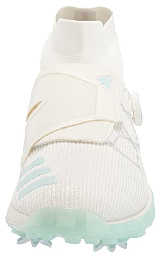 adidas Women's ZG21 Motion Primegreen BOA Mid Cut Golf Shoes, Non-Dyed/Halo Mint/Non-Dyed, 10