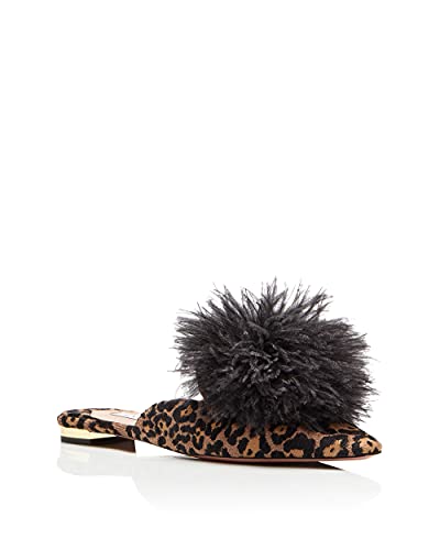 Aquazzura, Boudoir Flat Mule, 11, Natural