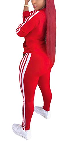 3 Piece Sweatsuits Outfits for Women Bodycon Long Sleeve Pant Sports Vest Tracksuit Set