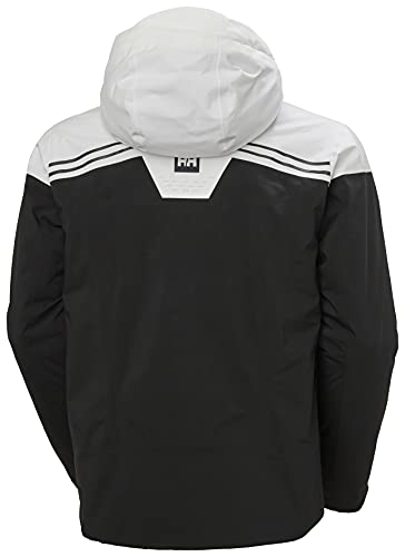 Helly-Hansen Mens Alpha Infinity Insulated Waterproof Ski Jacket, 990 Black, Large