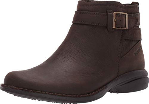 Merrell Women's Andover Bluff Waterproof Ankle Boot, Espresso, 8