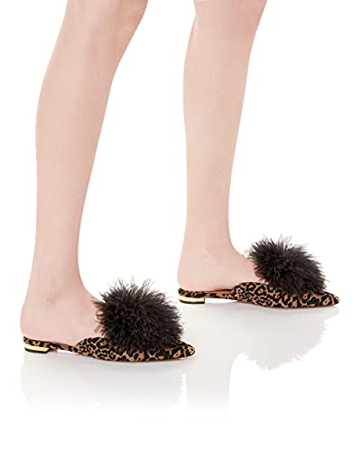 Aquazzura, Boudoir Flat Mule, 11, Natural