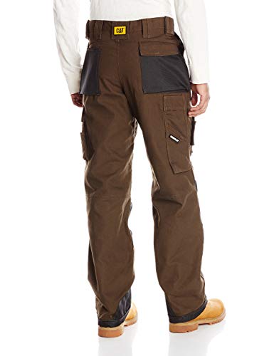 Caterpillar Men's Trademark Pant, Dark Earth/Black, 38W x 32L