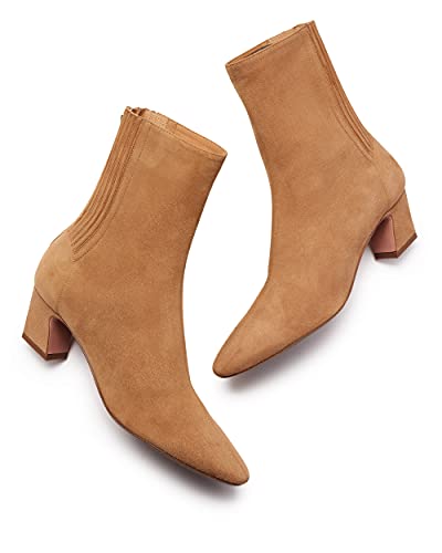 Aquazzura, Tres St Honore Bootie 50, 10.5, Sweet Honey