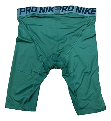 Nike Men's Pro Cool NBA Basketball Compression Shorts (XXX-Large-Tall, Fir/White)