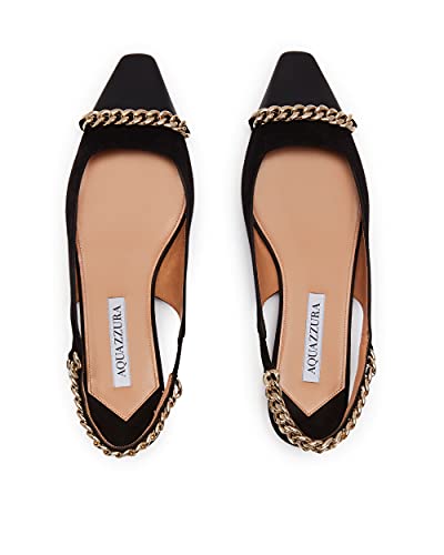 Aquazzura, Nikki Ballet, 6, Black