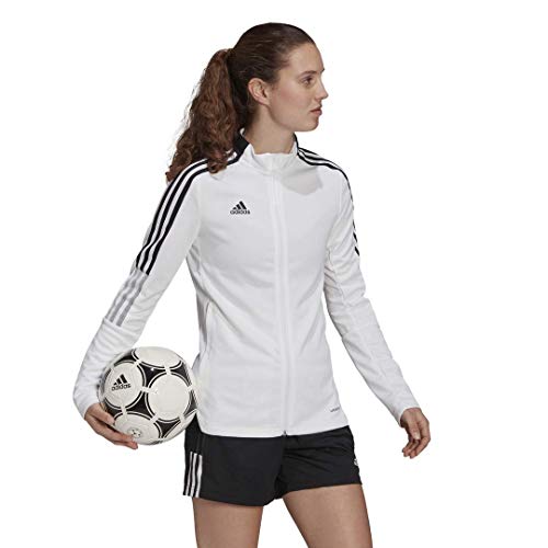 adidas womens Tiro 21 Track Jacket White Medium