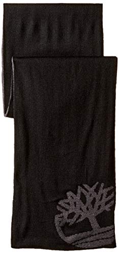 Timberland Double Layer Scarf, Cuffed Beanie & Magic Glove Gift Set, Black, One Size