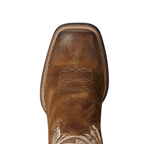 Ariat Men's Sport Patriot Western Boot, Distressed Brown/Sage Camo Print, 10.5 D US