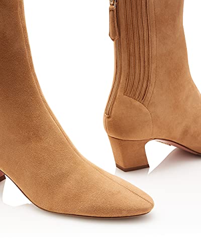 Aquazzura, Tres St Honore Bootie 50, 10.5, Sweet Honey