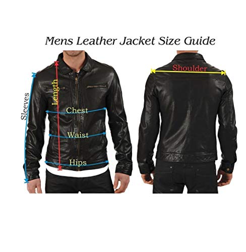 New Fashion Style Mens Leather Jackets Motorcycle Bomber Biker White Real Leather Jacket Men