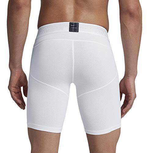 Nike Men's Pro Shorts (White/White, Medium)