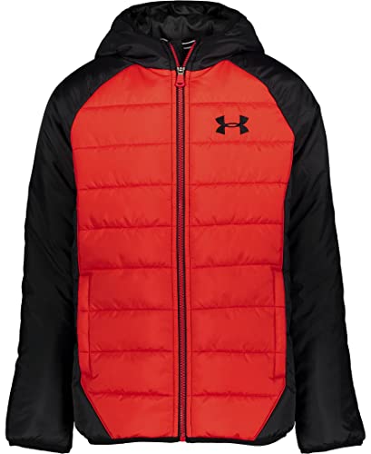 Under Armour Boys' Ua Tuckerman Puffer Jacket, Red, YSM