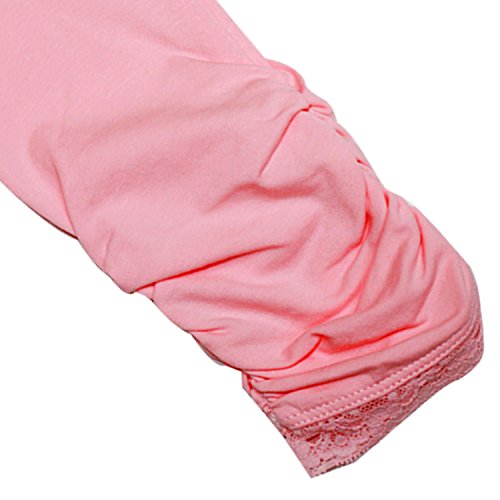 Bienzoe Girl's Knit Cotton Stretch School Uniform 3 Leggings Pack D 10