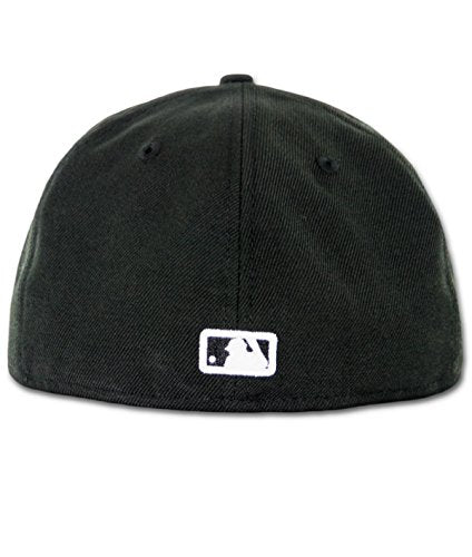 New Era 59Fifty Hat MLB Basic Los Angeles Dodgers LA Black/White Fitted Baseball Cap (7 1/4)