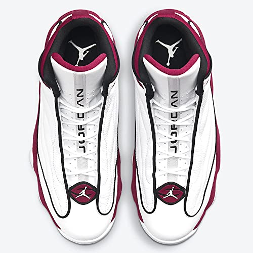 Jordan Pro Strong Mens Casual Basketball Shoe Dc8418-101 Size 10.5 White/Black-Gym Red