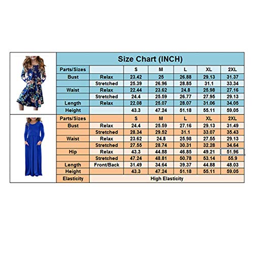Blibea Little Girls Casual Long Sleeve Empire Waist Flower Print Knee Length Pockets Midi Dress Size 12 13 White