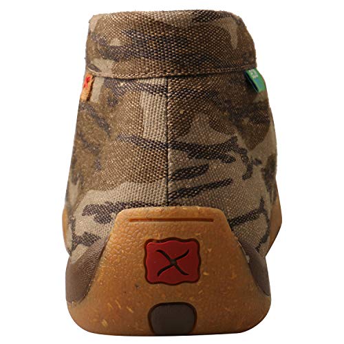 Twisted X Men's Mossy Oak Casual Chukka Driving Moc, Camo, 9.5M