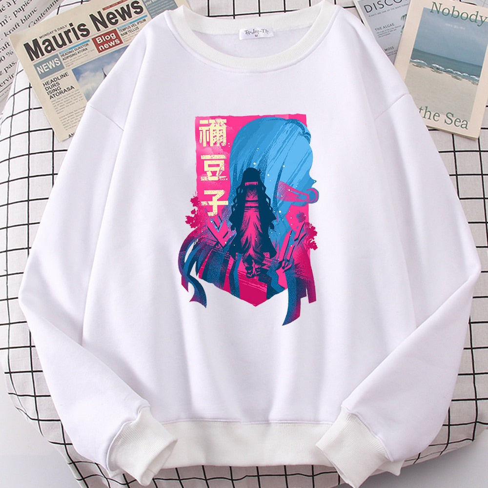 2022 Demon Slayer Japan Anime Men Hoody Autumn New Fashion Sweatshirt Harajuku Fleece Pullovers Personality Crewneck Men Hoodies