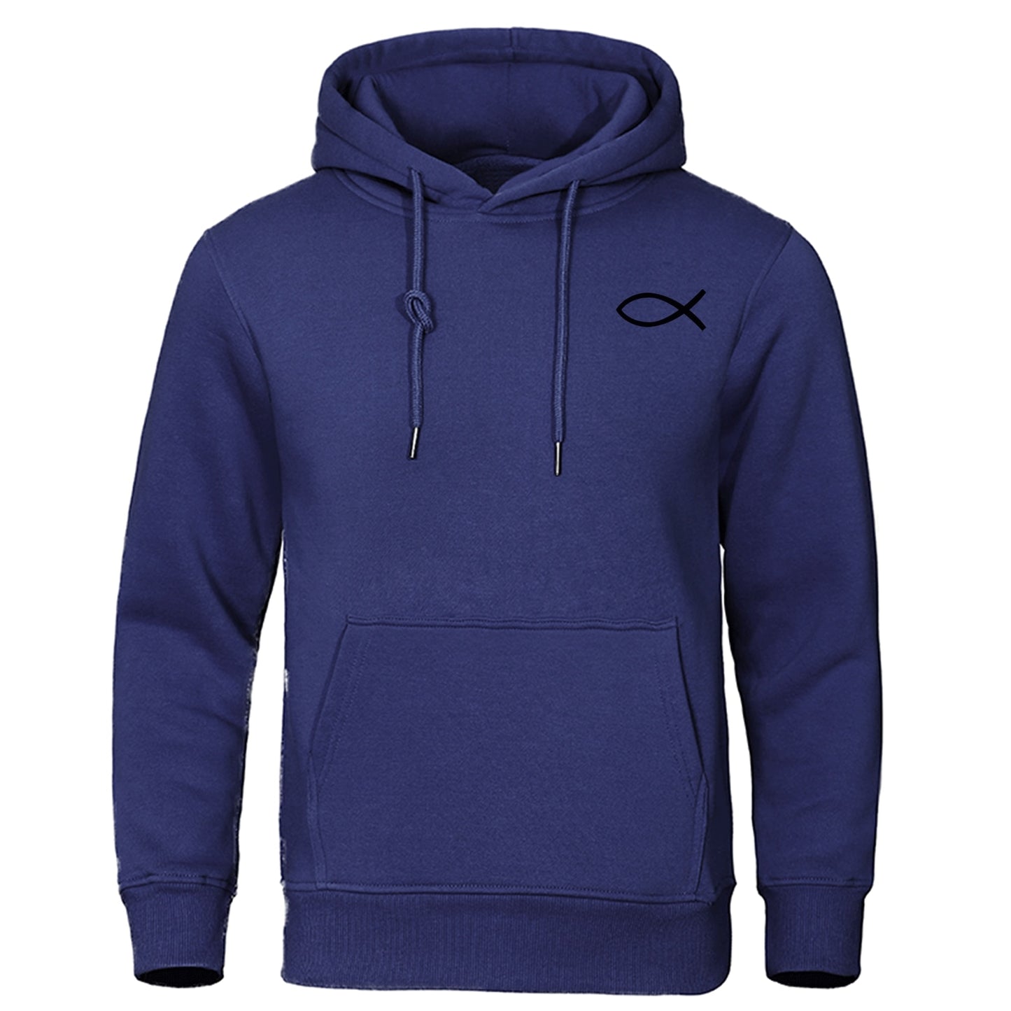 2022 Autumn Winter Mens Sweatshirt Christian JESUS fish Hoodies high quality Brand Pullover Warm Fleece Hoody Casual Streetwear