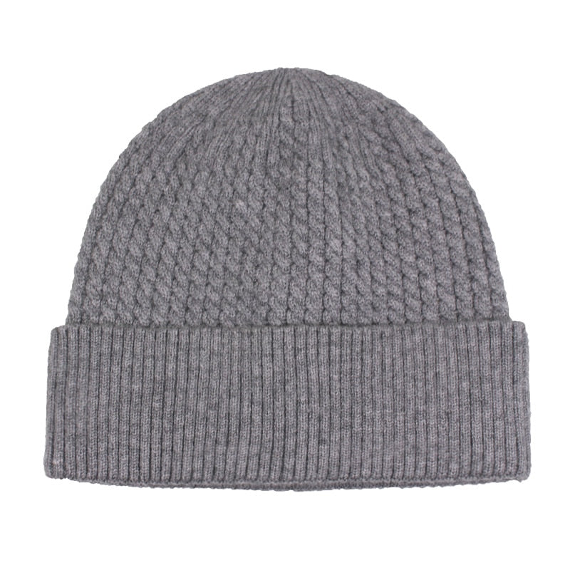 Skullies Beanies Men Winter Hats For Men Knitted Hat Women Male Gorro Warm Balaclava Bonnet Female Winter Beanie Hat Winter Cap