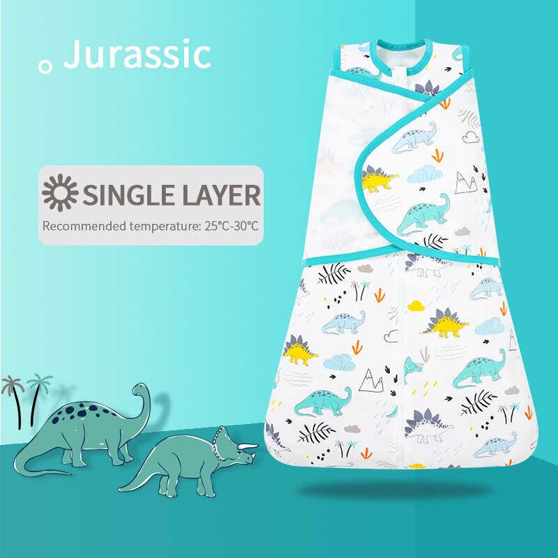 Baby Swaddle Surrender Style Newborn Sleeping Bag Cotton Gro-Bag Newborn Blanket Wrap Envelope Cocoon 0-12 Months