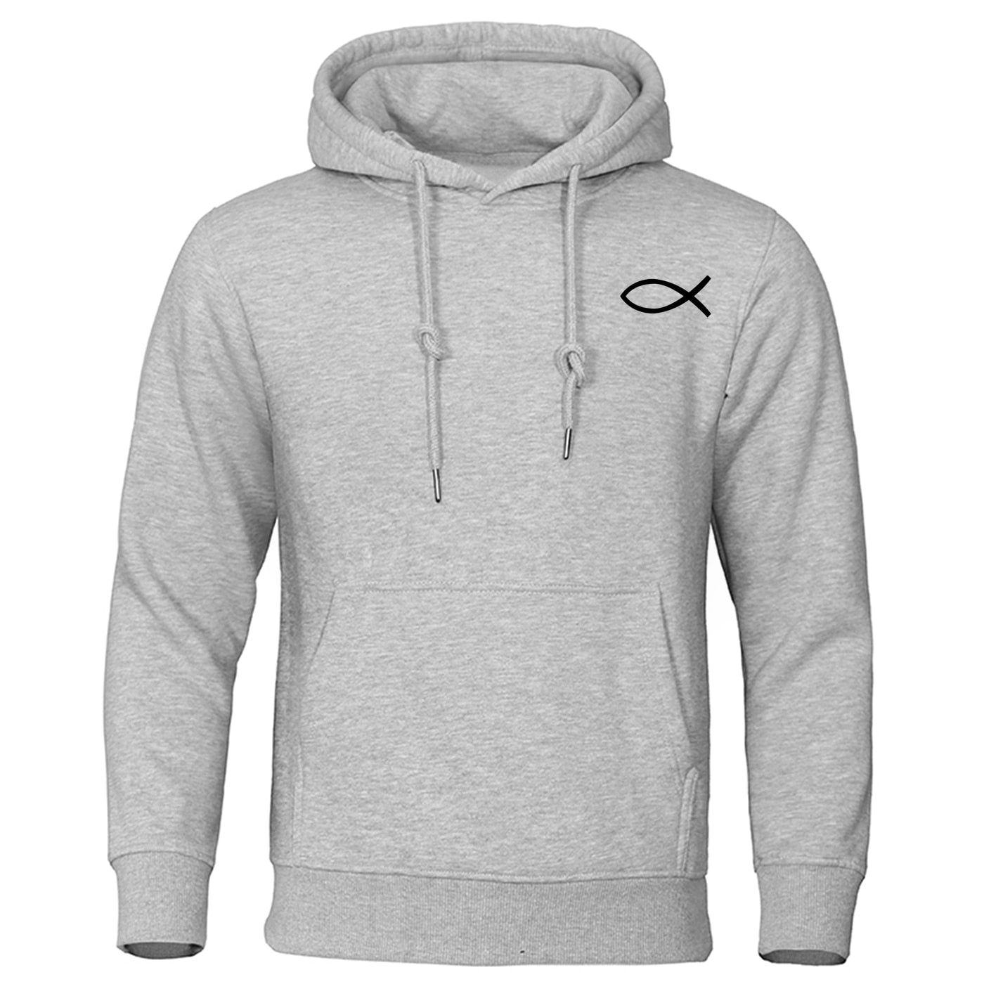 2022 Autumn Winter Mens Sweatshirt Christian JESUS fish Hoodies high quality Brand Pullover Warm Fleece Hoody Casual Streetwear