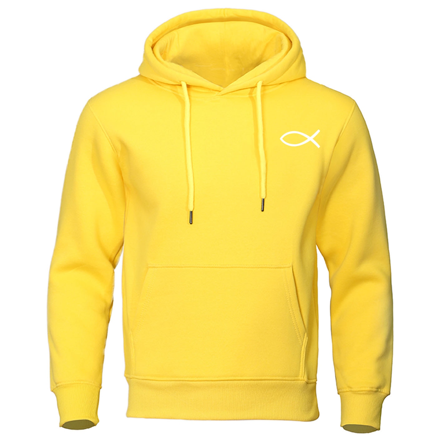 2022 Autumn Winter Mens Sweatshirt Christian JESUS fish Hoodies high quality Brand Pullover Warm Fleece Hoody Casual Streetwear