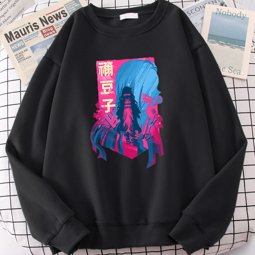 2022 Demon Slayer Japan Anime Men Hoody Autumn New Fashion Sweatshirt Harajuku Fleece Pullovers Personality Crewneck Men Hoodies
