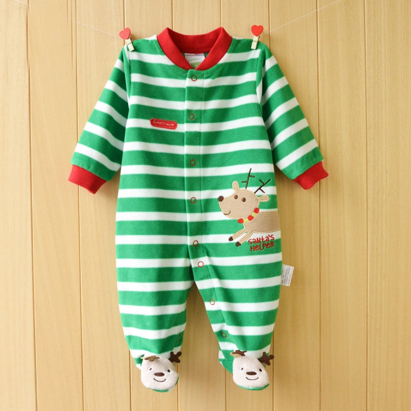3M-12M Infant Footies Newborn Baby Boys Girls Winter Clothes Colorful 100% Cotton Character Clothing Unisex Autumn Jumpsuits
