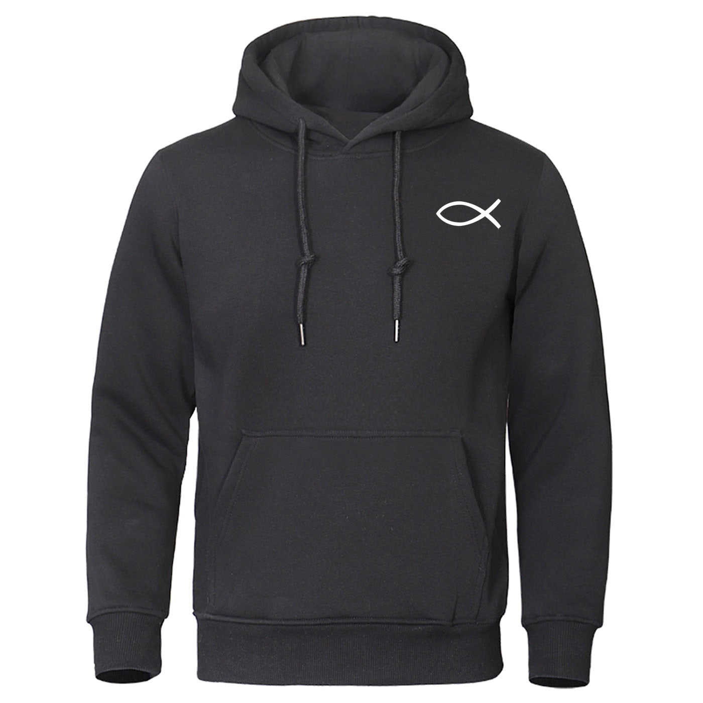 2022 Autumn Winter Mens Sweatshirt Christian JESUS fish Hoodies high quality Brand Pullover Warm Fleece Hoody Casual Streetwear