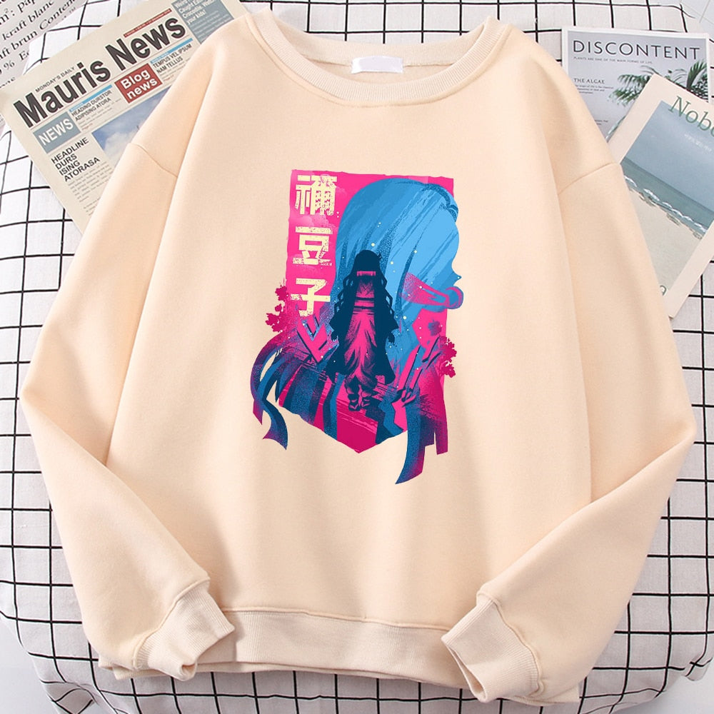 2022 Demon Slayer Japan Anime Men Hoody Autumn New Fashion Sweatshirt Harajuku Fleece Pullovers Personality Crewneck Men Hoodies