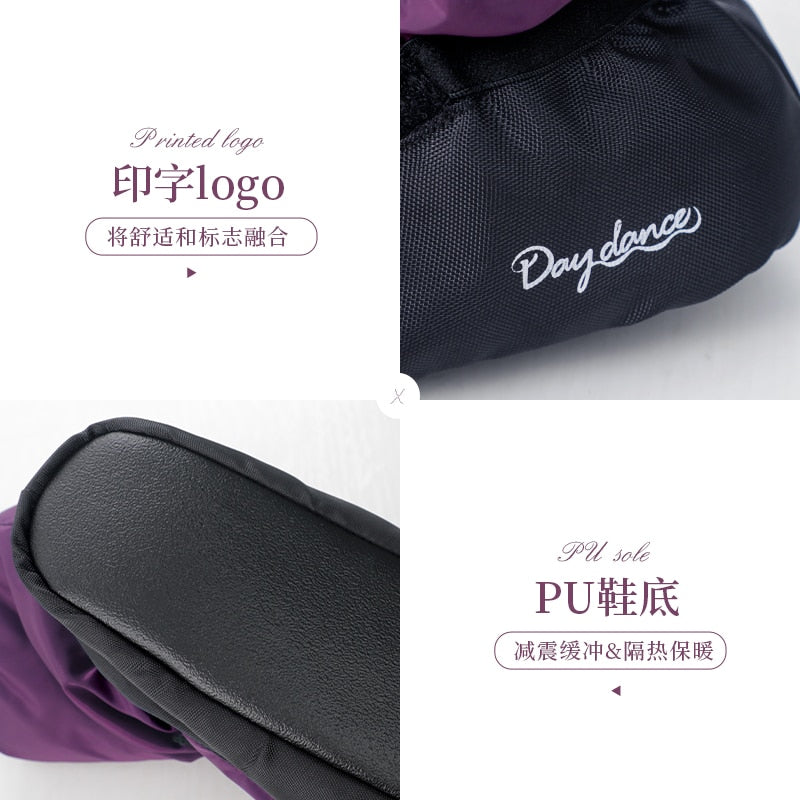 Ballet Shoes Dance Boots Warm Ballet Boots Dance Shoe Winter Boots Warm Up Training Shoes