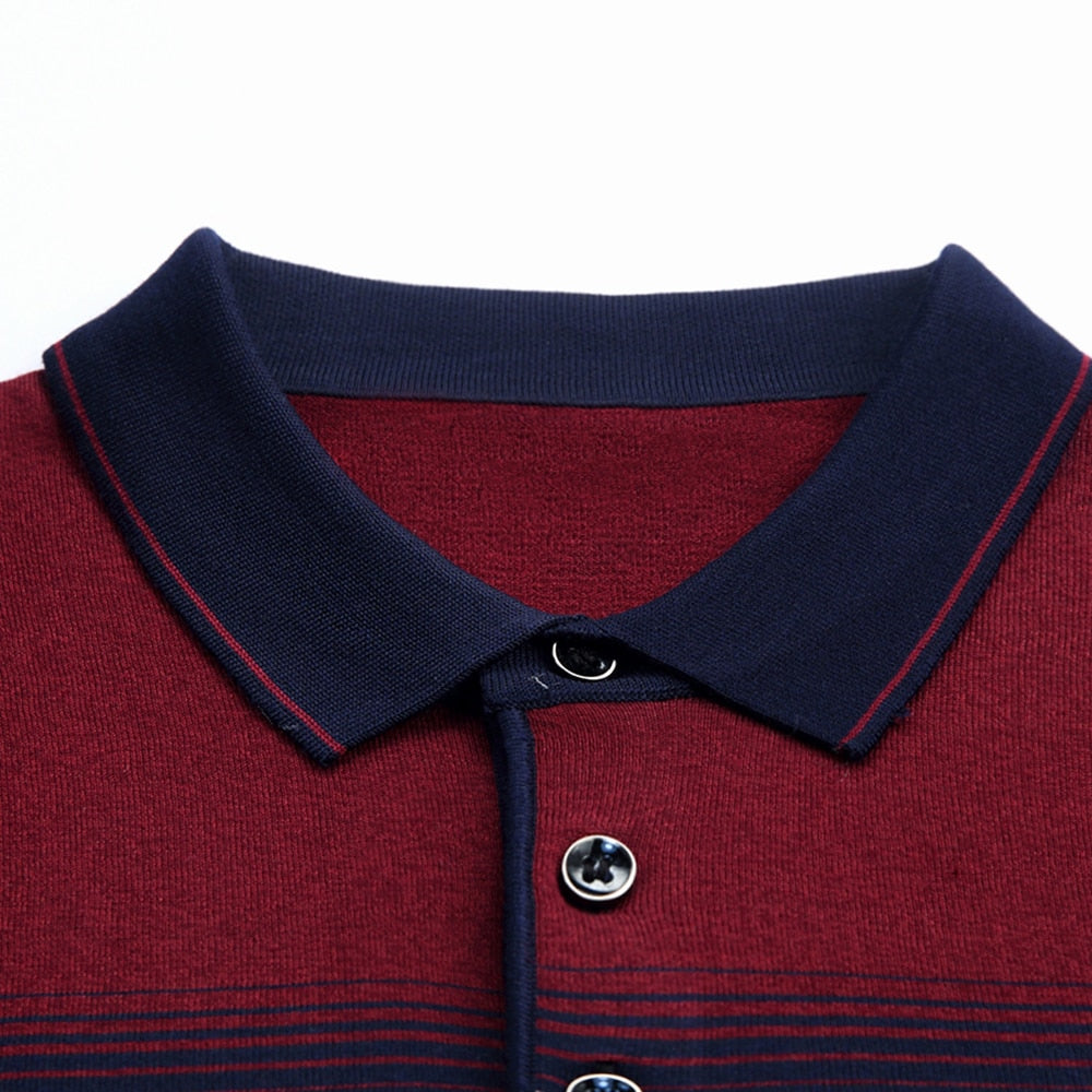 2022 Brand Short Sleeve Polo Tee Shirt Men Casual Summer Striped Men's Clothing Polos Shirts Mens Fashion Slim Fit Poloshirt 721
