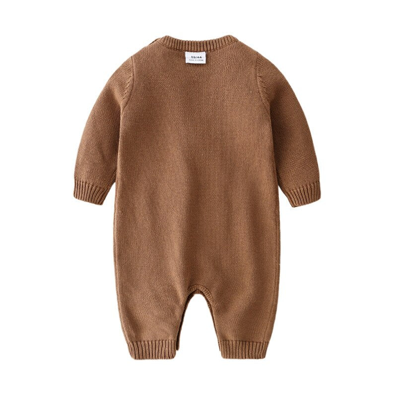 Baby Rompers Clothes Autumn Long Sleeve Newborn Infant Boys Girls Sweaters Jumpsuits Winter Outerwear Toddler Playsuits Overalls
