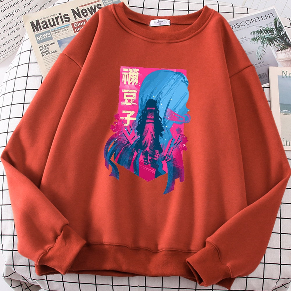 2022 Demon Slayer Japan Anime Men Hoody Autumn New Fashion Sweatshirt Harajuku Fleece Pullovers Personality Crewneck Men Hoodies