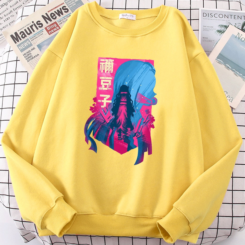 2022 Demon Slayer Japan Anime Men Hoody Autumn New Fashion Sweatshirt Harajuku Fleece Pullovers Personality Crewneck Men Hoodies