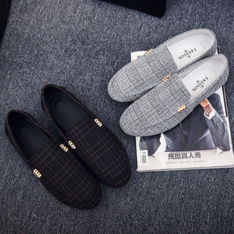 ZYYZYM Men Casual Shoes 2021 Spring Summer Men Loafers New Slip On Light Canvas Youth Men Shoes Breathable Fashion Flat Footwear