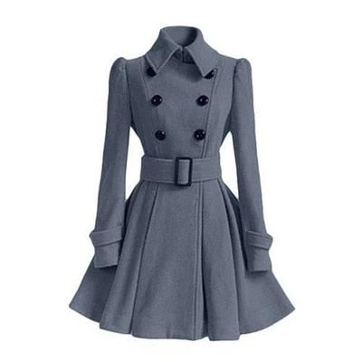 trench Winter Jacket Women Coat Female Warm Jacket Oversize