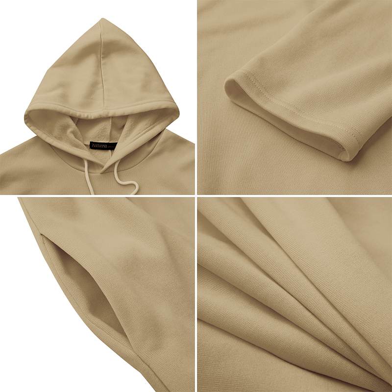 2022 Autumn Long Sweatshirts Dress ZANZEA Casual Solid Hooded Sundress Women Hoodies Long Sleeve Vestido Female Robe