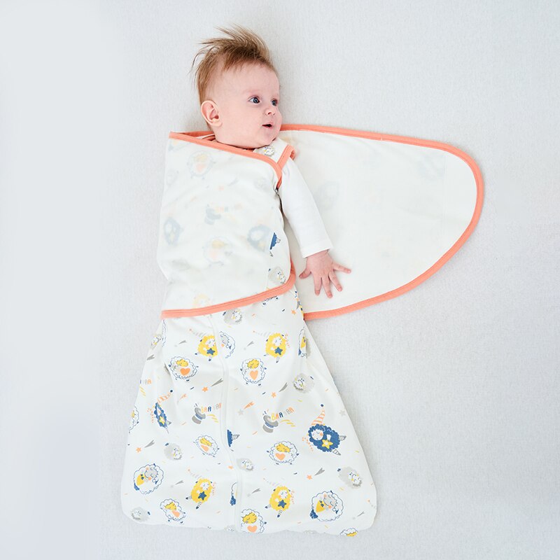 Baby Swaddle Surrender Style Newborn Sleeping Bag Cotton Gro-Bag Newborn Blanket Wrap Envelope Cocoon 0-12 Months