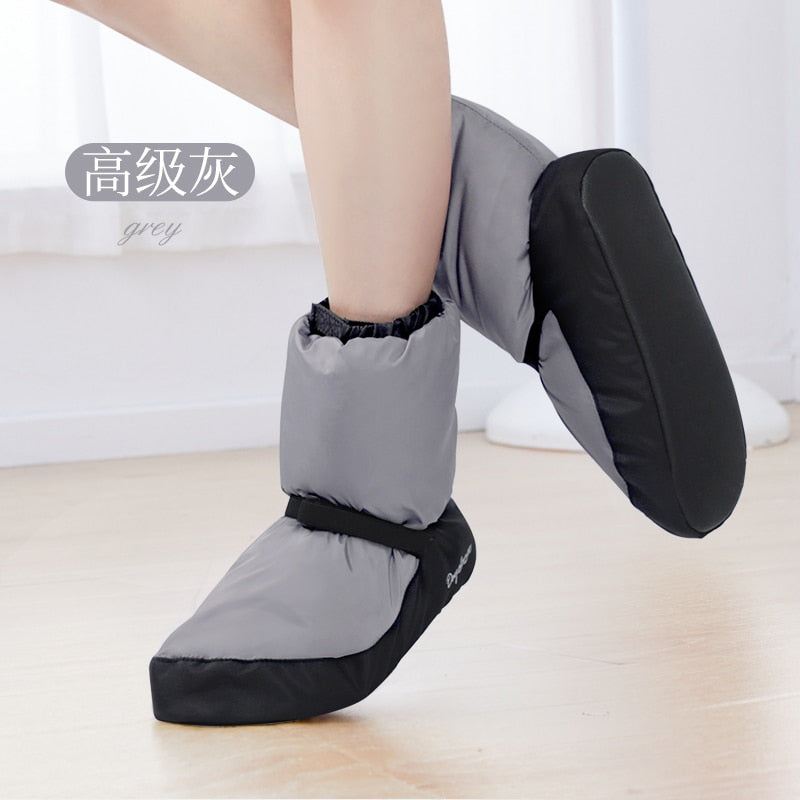 Ballet Shoes Dance Boots Warm Ballet Boots Dance Shoe Winter Boots Warm Up Training Shoes