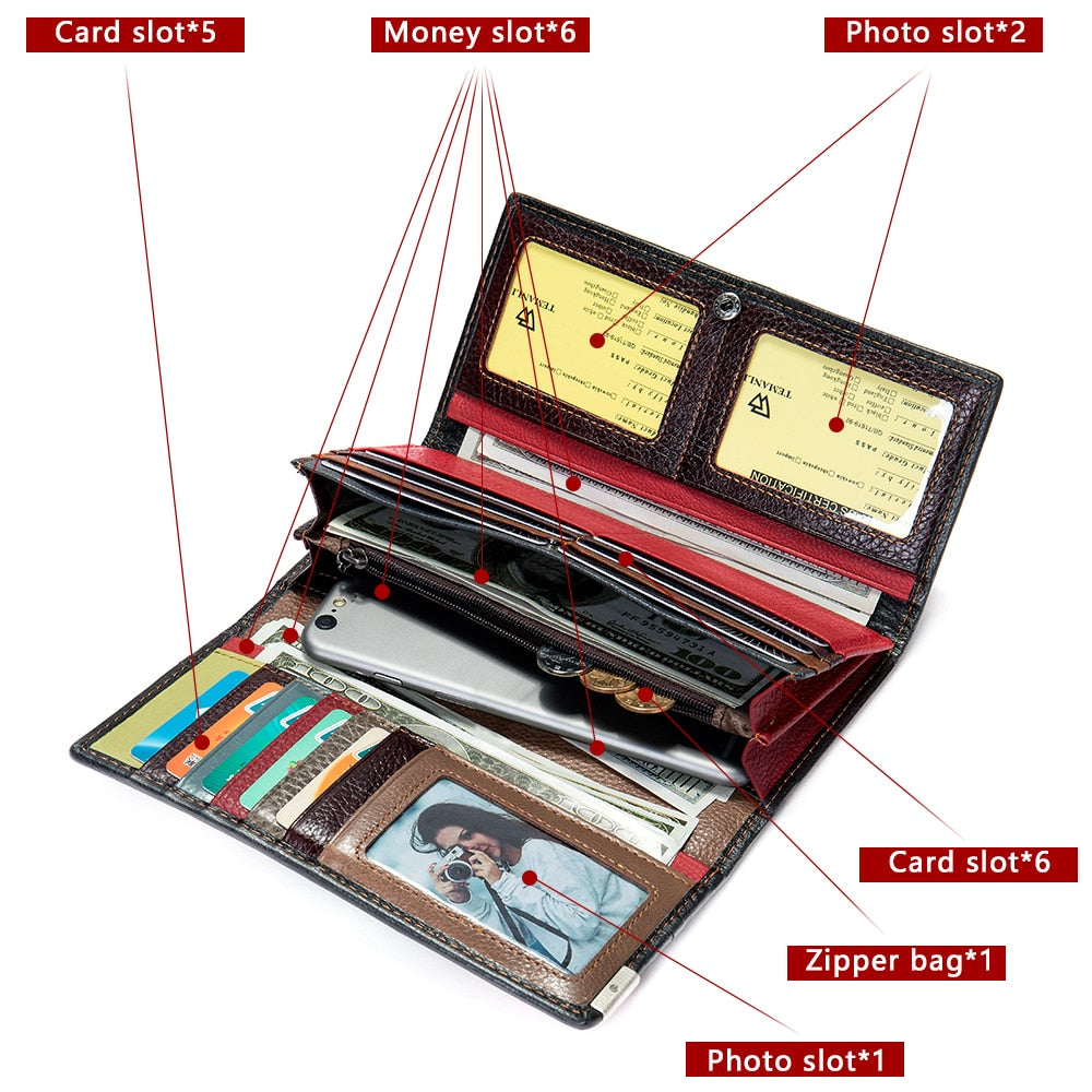 WESTAL Women's Purse Leather Wallet for Women Small Clutch Boho Purses Coins and Cards Hasp Coin Wallet Women Ladies Wallet 4203