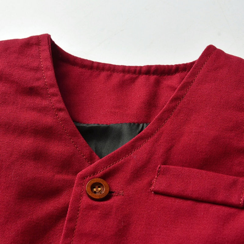 Tem Doger 2020 Autumn Baby Boys Clothes Set Tie Shirts+Pants+Vest 3PCS Set Newborn Boy Gentleman Clothes Baby Boy Outfits Suit