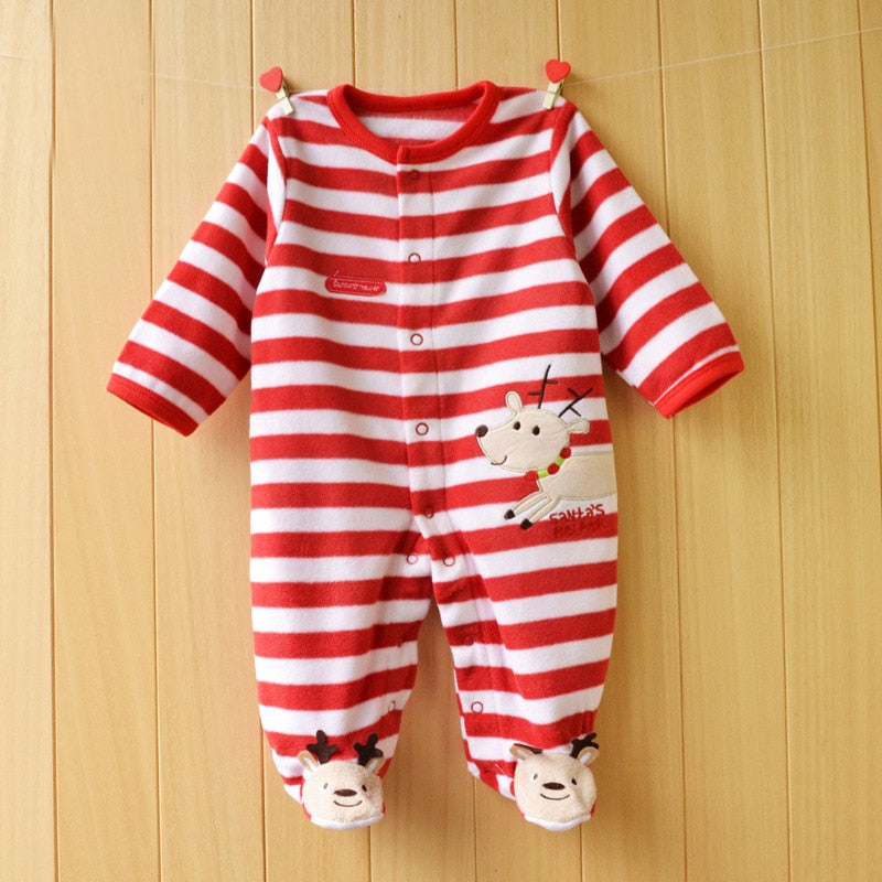 3M-12M Infant Footies Newborn Baby Boys Girls Winter Clothes Colorful 100% Cotton Character Clothing Unisex Autumn Jumpsuits