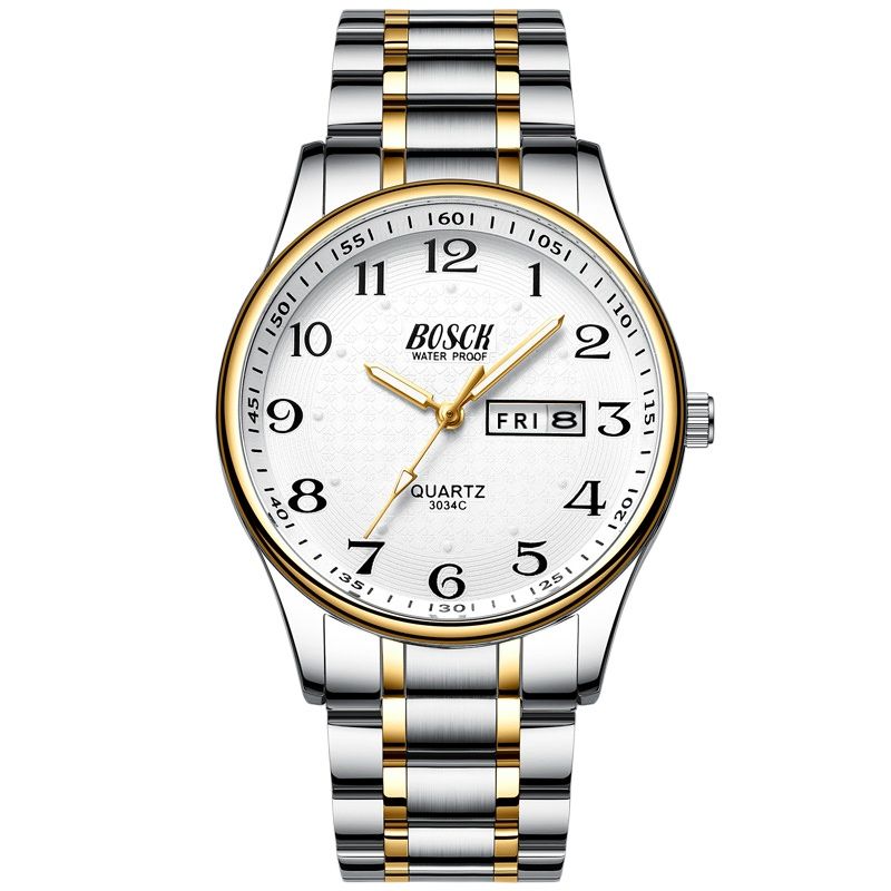 2022 Watches Men Business Waterproof Date Week Quartz Men's Watches Fashion Stainless Steel Watches For Men Relogio Masculino
