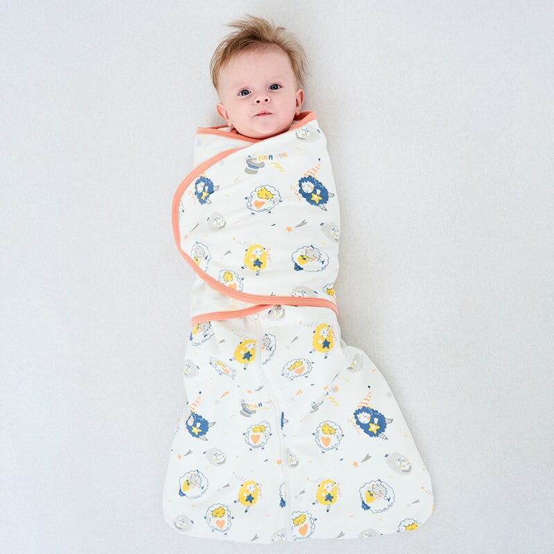 Baby Swaddle Surrender Style Newborn Sleeping Bag Cotton Gro-Bag Newborn Blanket Wrap Envelope Cocoon 0-12 Months