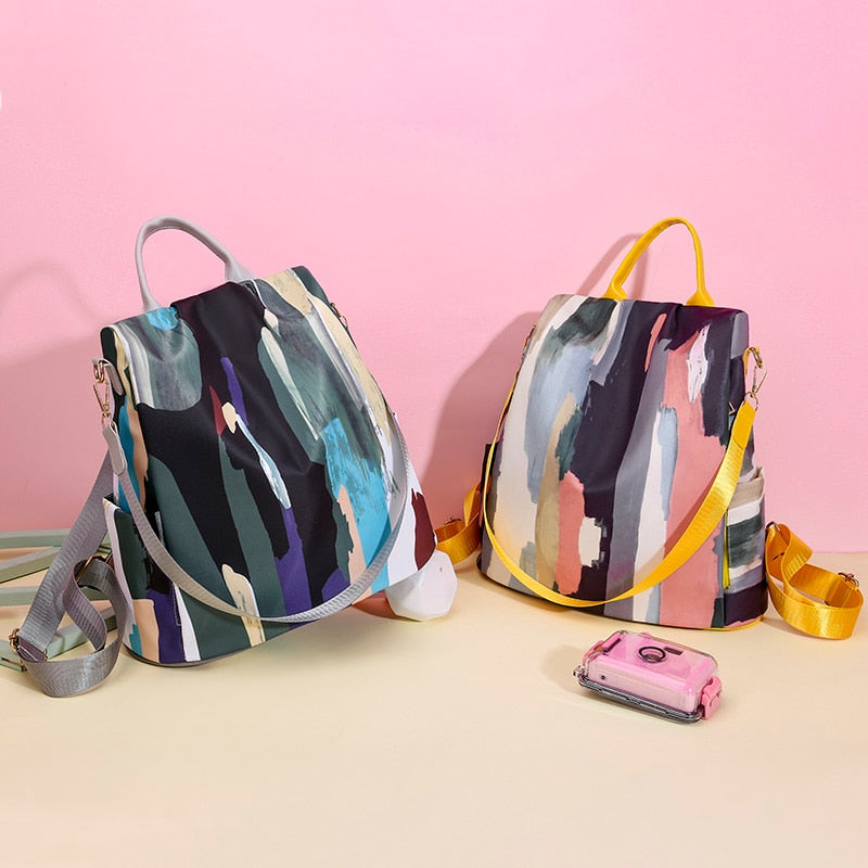 Luxury brand Backpack Women Oxford Cloth Shoulder Bag School Bags for Teenage Girls Light Ladies Travel Backpack mochila feminin